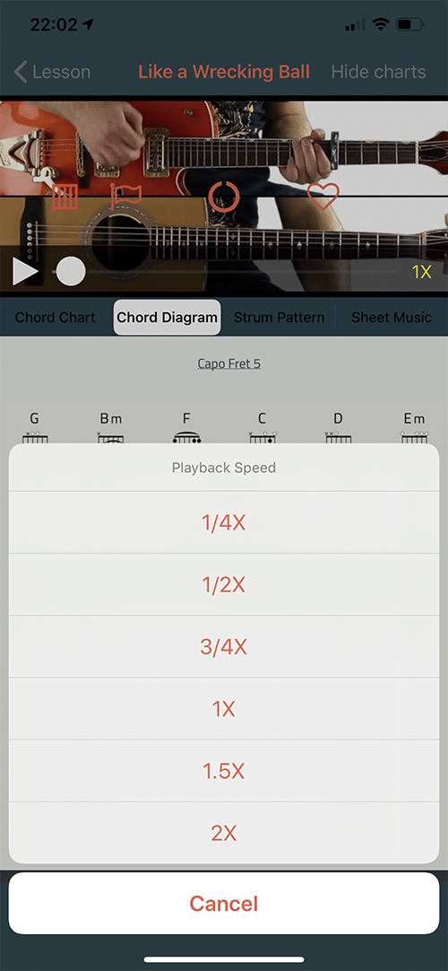 Six String Country App Screen 9