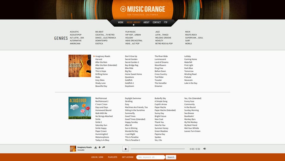 Music Orange Library
